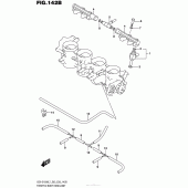 Схема вузла: Throttle Body Hose/Joint (Gsx-S1000Al7 E03) для Suzuki GSX-S1000