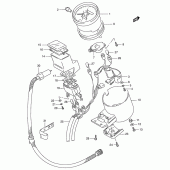 Схема вузла: Спідометр для Suzuki VS800 Intruder 800