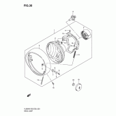Схема узла: Фара для Suzuki VL800 Boulevard C50T