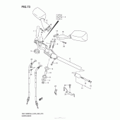 Схема узла: Руль & Тросики (Gsx1300Ral3 E33) для Suzuki GSX1300 Hayabusa