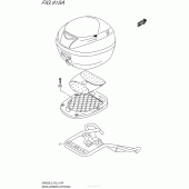 Схема вузла: Rear Carrier (Optional) для Suzuki GW250 Inazuma