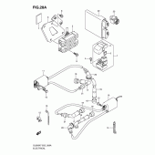 Схема вузла: Електроустаткування (Model k8/k9/l0) для Suzuki DL650 V-Strom