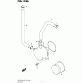 Схема узла: Масляный охладитель для Suzuki GSX-R750