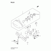 Схема узла: Задний фонарь (Стоп-сигнал) для Suzuki GZ250 Marauder