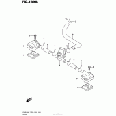 Схема вузла: Система індукції повітря для Suzuki GSX-R1000