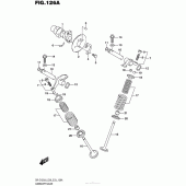 Схема вузла: Розподільний вал & Клапан для Suzuki DR-Z125 DR-Z125L