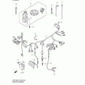 Схема вузла: Електропроводка (Gsf1200k1/k2) для Suzuki GSF1200 Bandit