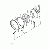 Схема узла: Фара (E17,  e18,  e21,  e22,  e39) для Suzuki TS250