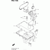 Схема вузла: Масляний насос & Піддон для Suzuki GSX-R750