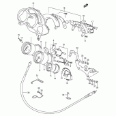 Схема вузла: Спідометр (Model t/v) для Suzuki RF600