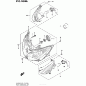 Схема узла: Фара для Suzuki UH200 Burgman