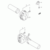 Схема вузла: Пульт керування рульовим для Suzuki VS800 Intruder 800