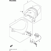 Схема вузла: Сидіння для Suzuki VZR1800 Boulevard M109R BOSS