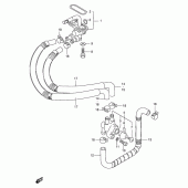Схема узла: Топливный кран для Suzuki VS1400 Intruder 1400
