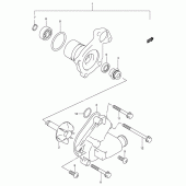 Схема узла: Водяной насос (Model k1/k2) для Suzuki AN400 Burgman (EU analogue of SkyWave)