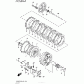 Схема узла: Сцепление для Suzuki VZ800 Boulevard M50