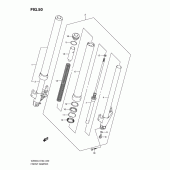 Схема узла: Передняя вилка для Suzuki VZ800 Intruder M800/ Boulevard M50