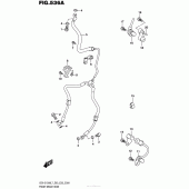 Схема вузла: Front Brake Hose (Gsx-S1000L7 E33) для Suzuki GSX-S1000