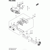Схема узла: Задний фонарь (Стоп-сигнал) для Suzuki GSX-R750