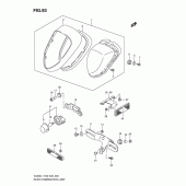 Схема вузла: Задній ліхтар (Стоп-сигнал) (Vl800cl1 e33) для Suzuki VL800 Boulevard C50T