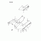 Схема вузла: Бічні панелі (Model m) для Suzuki GSX1100