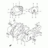 Схема вузла: Кришки картера для Suzuki DR200 DR200SE