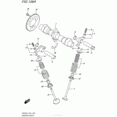 Схема вузла: Розподільний вал & Клапан для Suzuki GW250 Inazuma