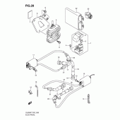 Схема вузла: Електроустаткування (Model k7) для Suzuki DL650 V-Strom