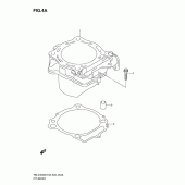 Схема вузла: Циліндр (Rm-z450l1) для Suzuki RM-Z450