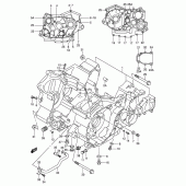 Схема вузла: Картер двигуна для Suzuki VL800 Intruder Volusia