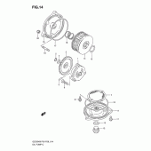 Схема узла: Масляный насос для Suzuki GZ250 Marauder
