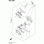 Схема узла: Воздушный фильтр для Suzuki RM-Z450