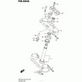 Схема вузла: Рульова траверса для Suzuki RM-Z250