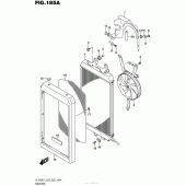 Схема вузла: Радіатор для Suzuki VL1500 Boulevard C90T BOSS