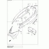 Схема вузла: Бічні панелі (Model k2) для Suzuki AN400 Burgman (EU analogue of SkyWave)