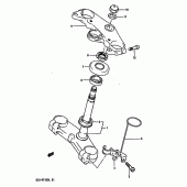 Схема узла: Рулевая траверса (Model l) для Suzuki GSX-R1100