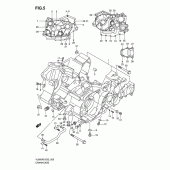 Схема узла: Картер двигателя для Suzuki VL800 Intruder C800C/ Boulevard C50C