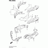 Схема вузла: Air Intake Pipe (Ysf, kgl) для Suzuki GSX-R750