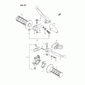 Схема вузла: Пульт управління рульовий (N/p/r) для Suzuki RM125