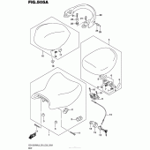 Схема вузла: Сидіння для Suzuki GSX1300 Hayabusa