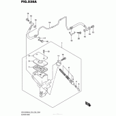 Схема узла: Гидравлический шланг сцепления для Suzuki GSX1300 Hayabusa