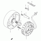 Схема вузла: Генератор для Suzuki GSX250 Across
