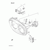 Схема узла: Фара для Suzuki GSX-R750