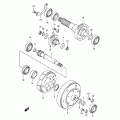 Схема вузла: Трансмісія (2)(model k1/k2) для Suzuki AN400 Burgman (EU analogue of SkyWave)