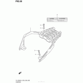 Схема вузла: Carrier (Dl1000Al4 E28) для Suzuki DL1000 V-Strom