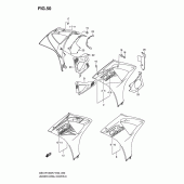 Схема вузла: Under cowl cover (Model k7) для Suzuki GSX-R1000