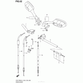 Схема узла: Руль & Тросики для Suzuki GSX-R600
