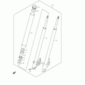 Схема вузла: Передня вилка для Suzuki VZ800 Marauder