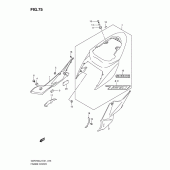 Схема узла: Боковые панели для Suzuki GSR750