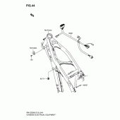 Схема вузла: Електроустаткування для Suzuki RM-Z250